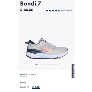 Hoka Bondi 7 - Wide, Size 10